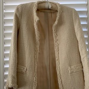 Zara Tweed Car Coat